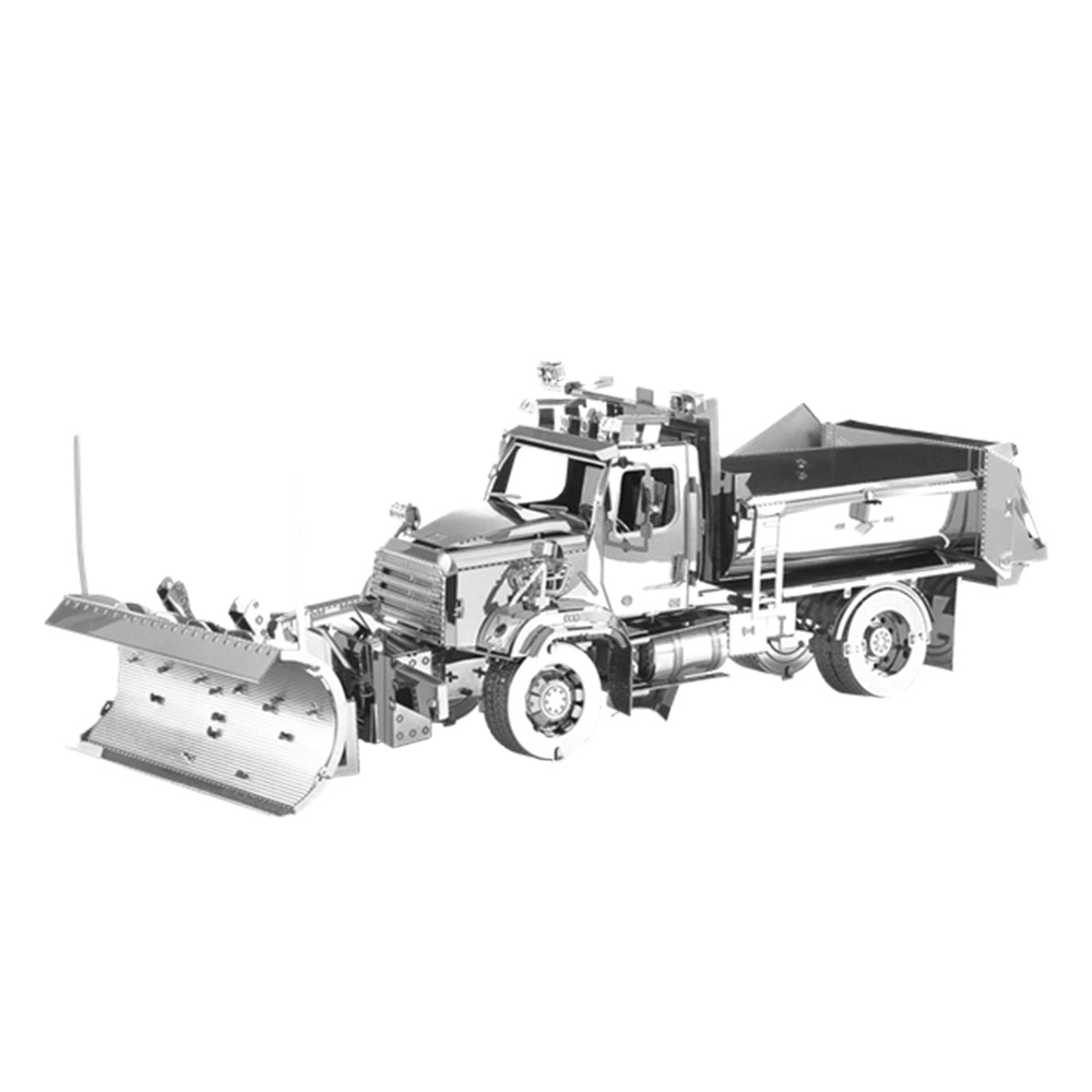 Metal Earth, 3D Model Kits, Metal, Art & School, Freightliner 114SD Snow Plow, 328028